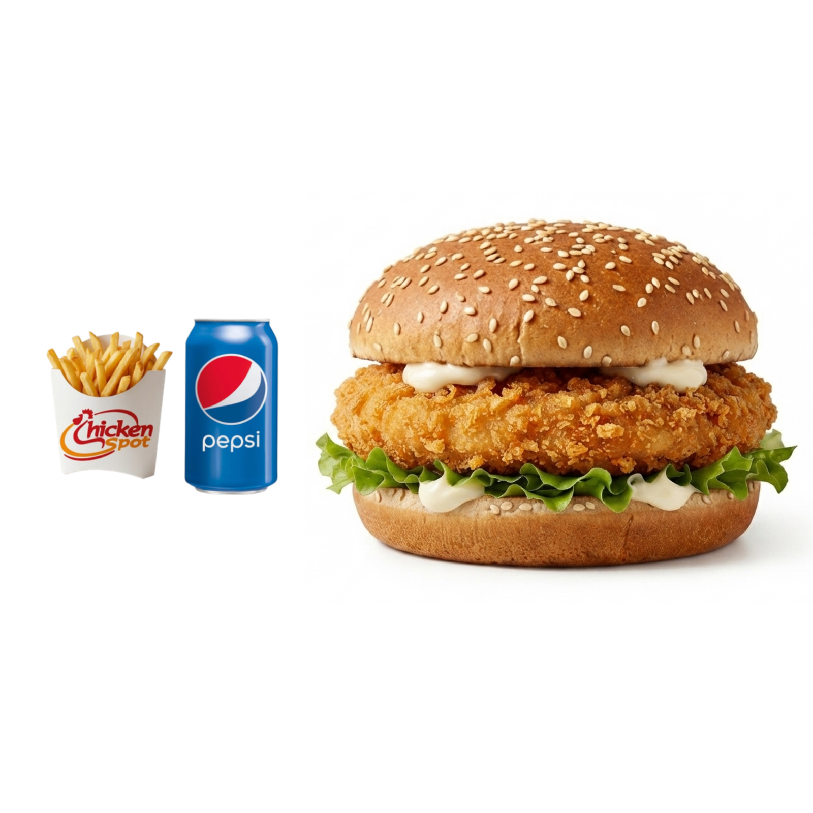 Chicken Steak Burger
